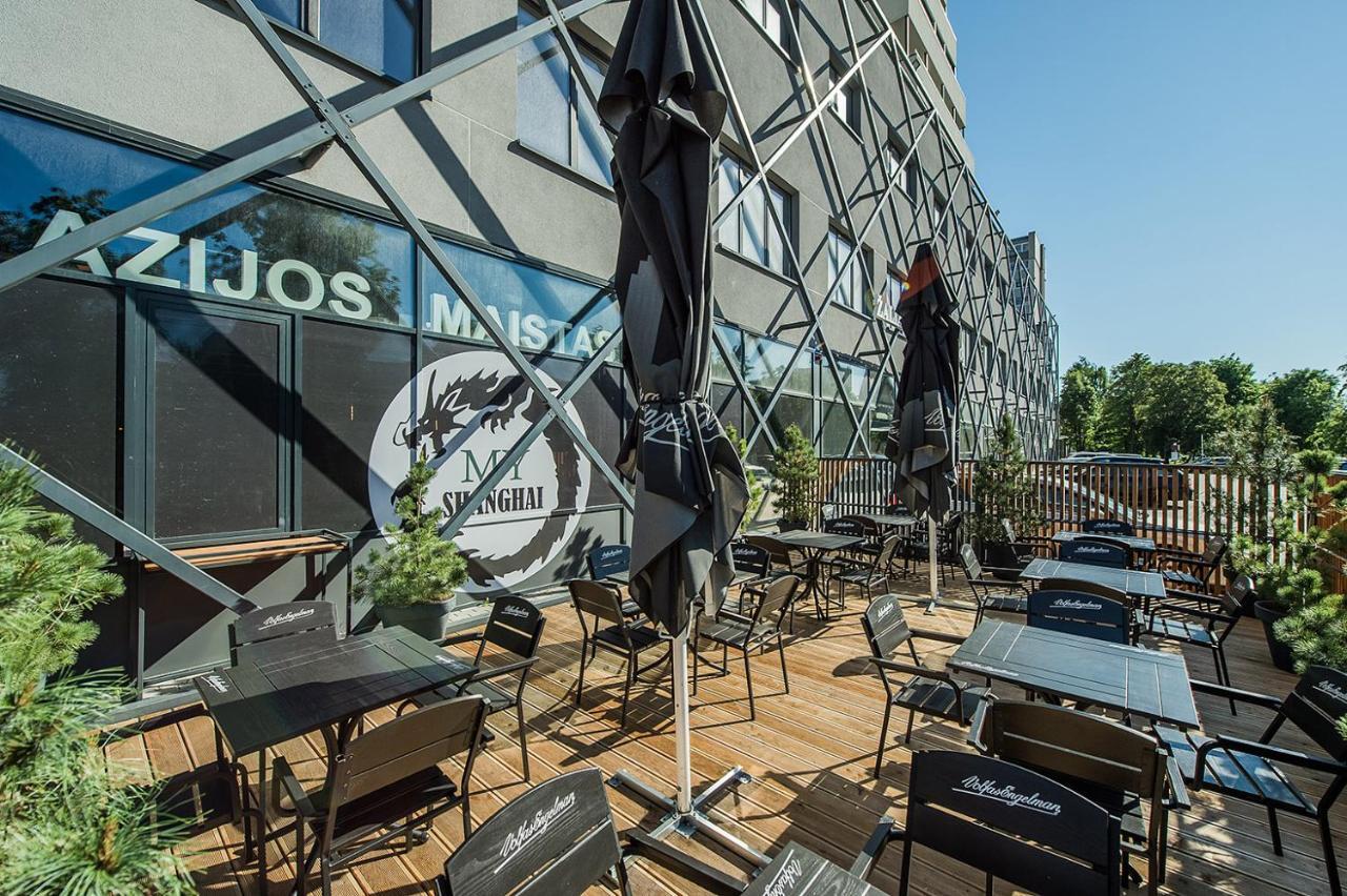 Aparthotel Zaliakalnio Terasos Apartamentai Kaunas Exterior foto